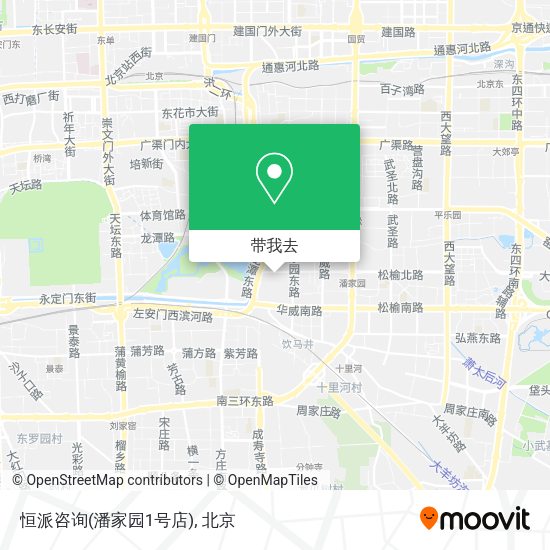 恒派咨询(潘家园1号店)地图