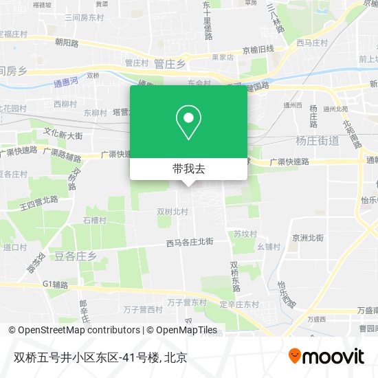 双桥五号井小区东区-41号楼地图