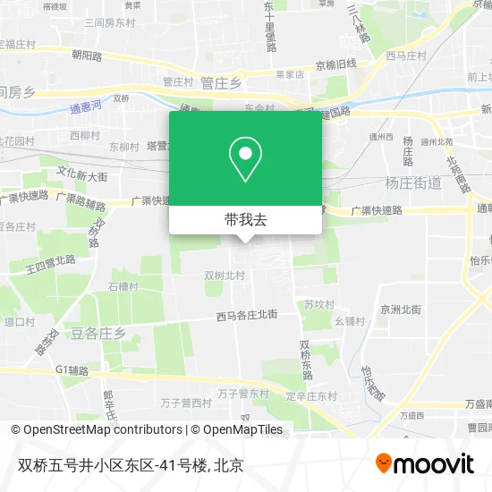 双桥五号井小区东区-41号楼地图