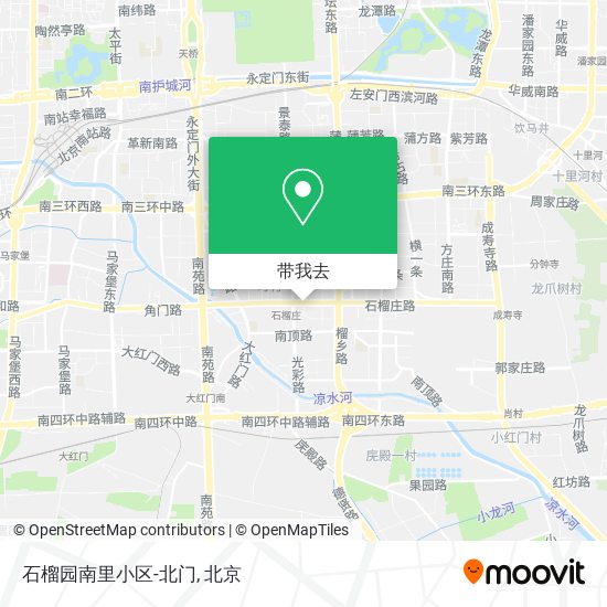 石榴园南里小区-北门地图