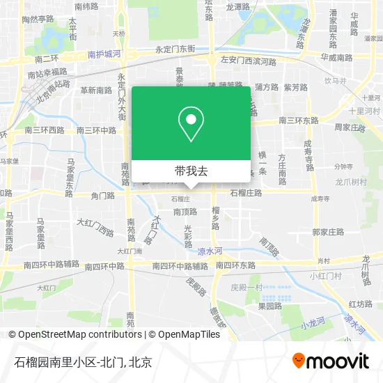 石榴园南里小区-北门地图