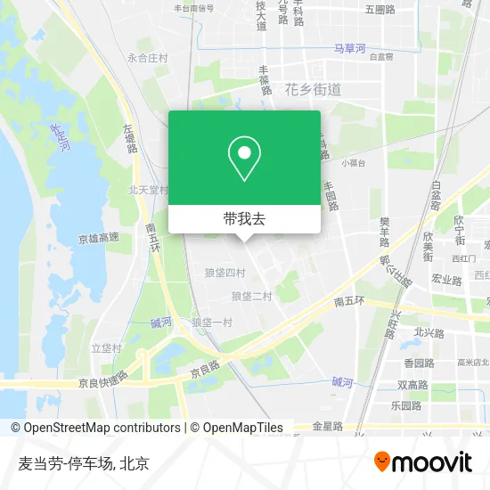 麦当劳-停车场地图