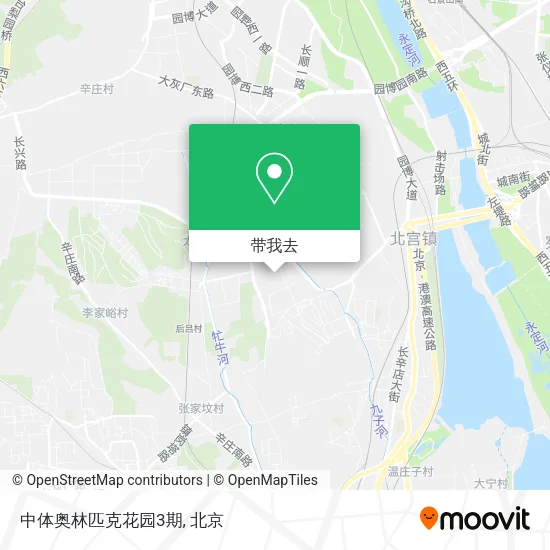中体奥林匹克花园3期地图
