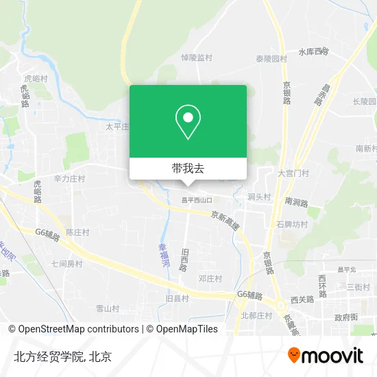 北方经贸学院地图