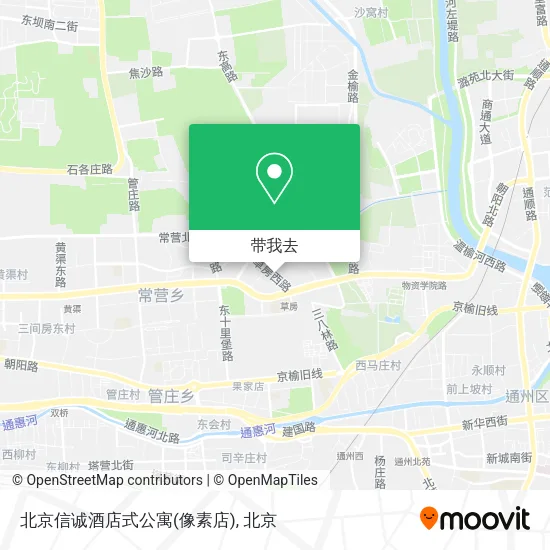 北京信诚酒店式公寓(像素店)地图
