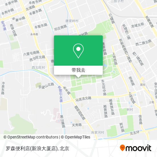 罗森便利店(新浪大厦店)地图