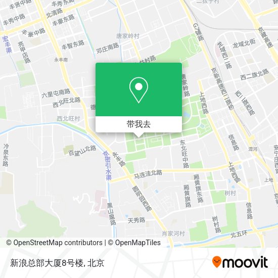 新浪总部大厦8号楼地图