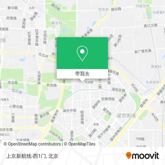 上京新航线-西1门地图