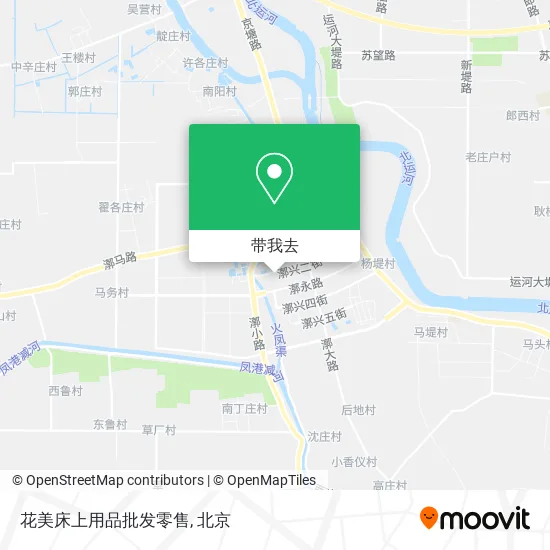 花美床上用品批发零售地图