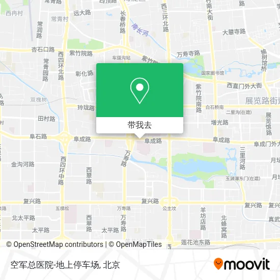 空军总医院-地上停车场地图