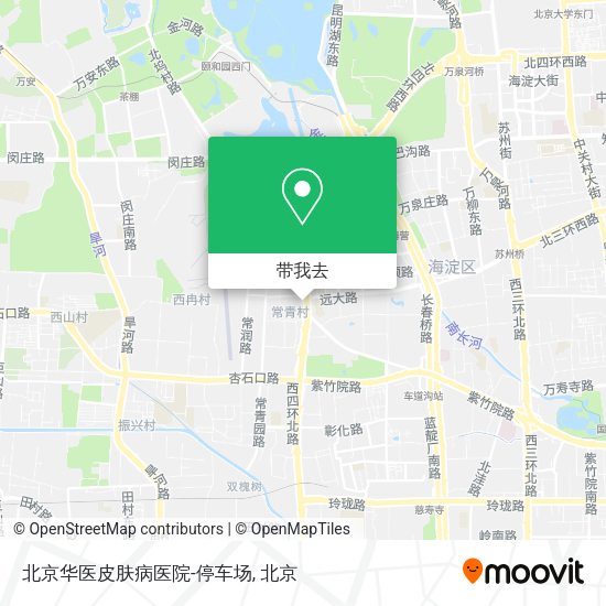 北京华医皮肤病医院-停车场地图