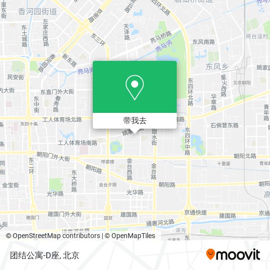 团结公寓-D座地图