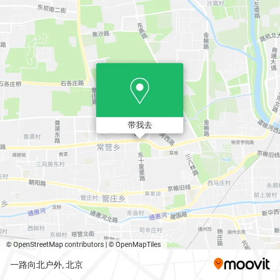 一路向北户外地图