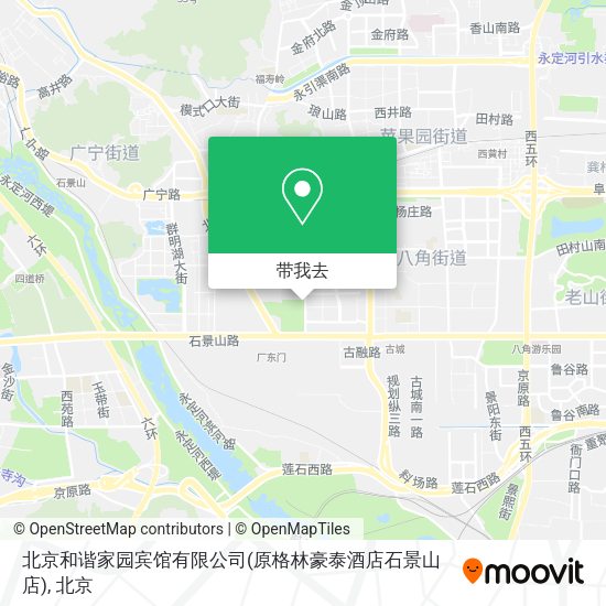 北京和谐家园宾馆有限公司(原格林豪泰酒店石景山店)地图