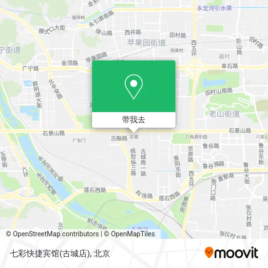 七彩快捷宾馆(古城店)地图