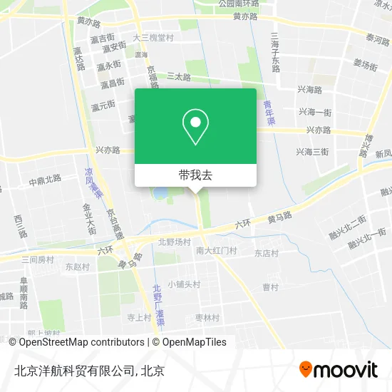 北京洋航科贸有限公司地图