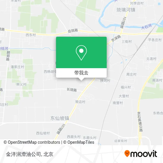 金洋润滑油公司地图