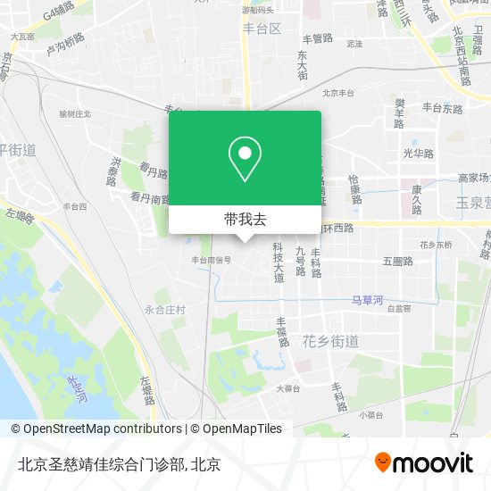北京圣慈靖佳综合门诊部地图