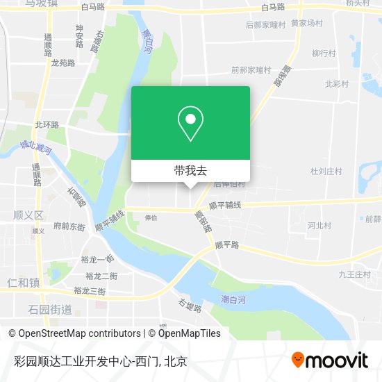 彩园顺达工业开发中心-西门地图