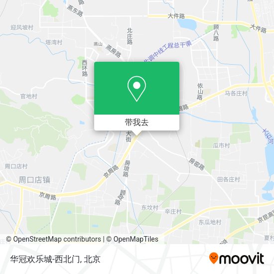 华冠欢乐城-西北门地图