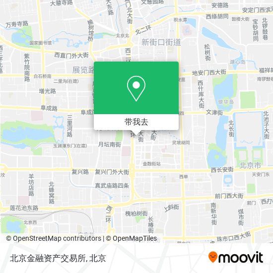 北京金融资产交易所地图
