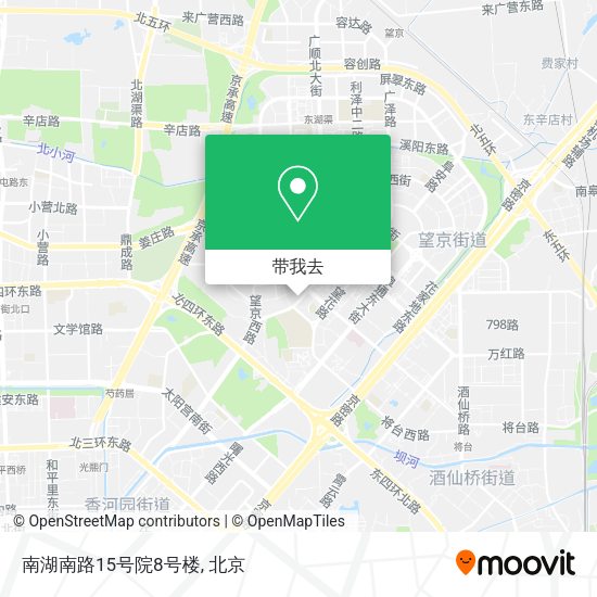 南湖南路15号院8号楼地图
