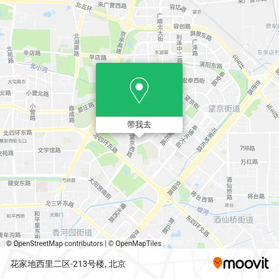 花家地西里二区-213号楼地图