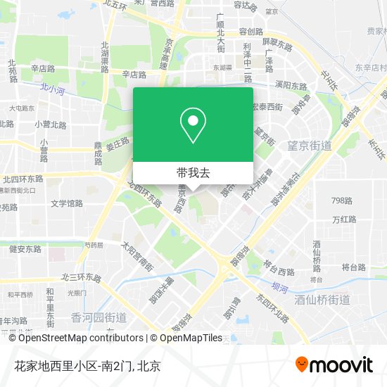 花家地西里小区-南2门地图