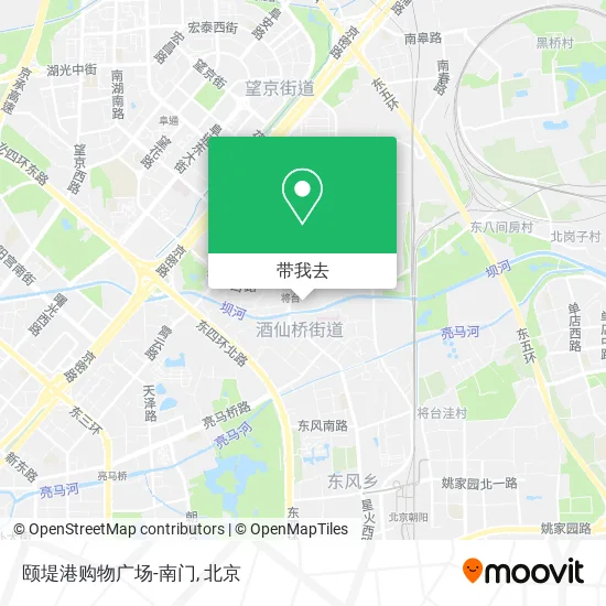 颐堤港购物广场-南门地图
