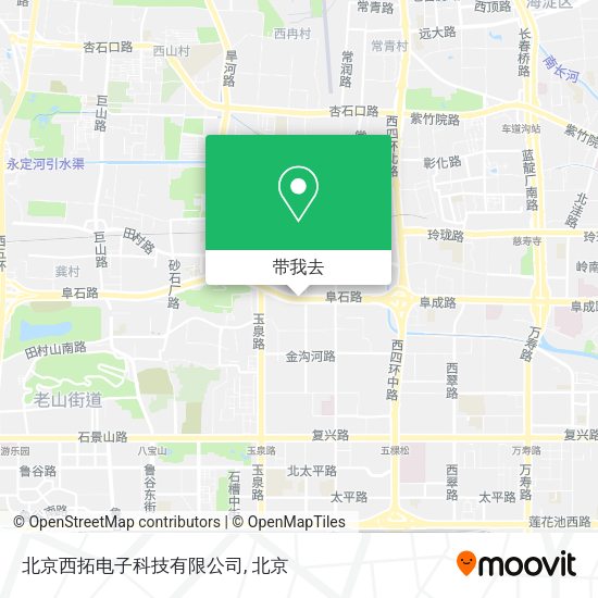 北京西拓电子科技有限公司地图