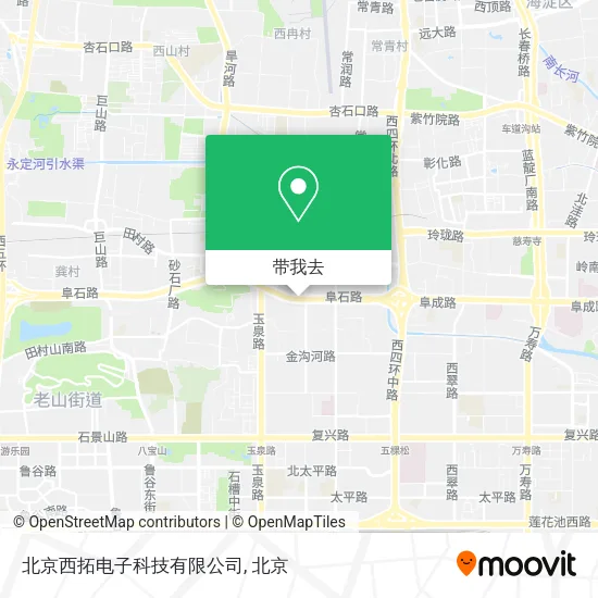 北京西拓电子科技有限公司地图