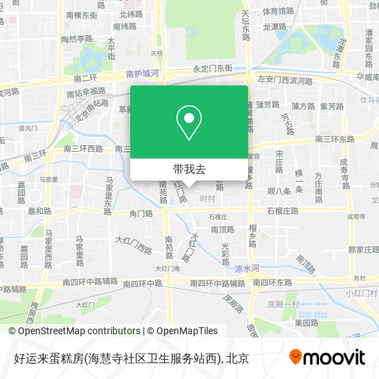好运来蛋糕房(海慧寺社区卫生服务站西)地图