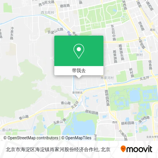 北京市海淀区海淀镇肖家河股份经济合作社地图