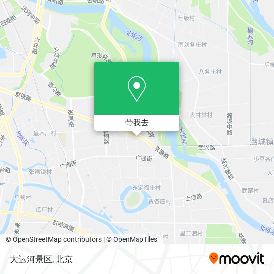 大运河景区地图