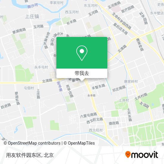 用友软件园东区地图