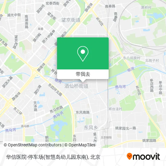 华信医院-停车场(智慧岛幼儿园东南)地图