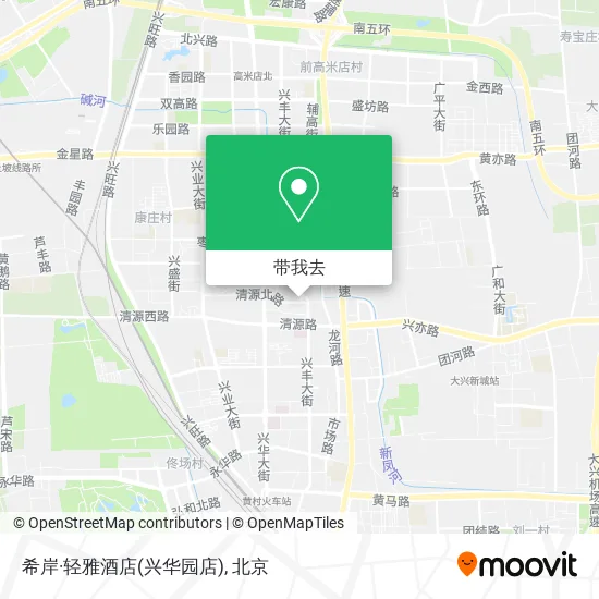 希岸·轻雅酒店(兴华园店)地图