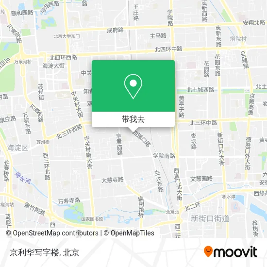 京利华写字楼地图