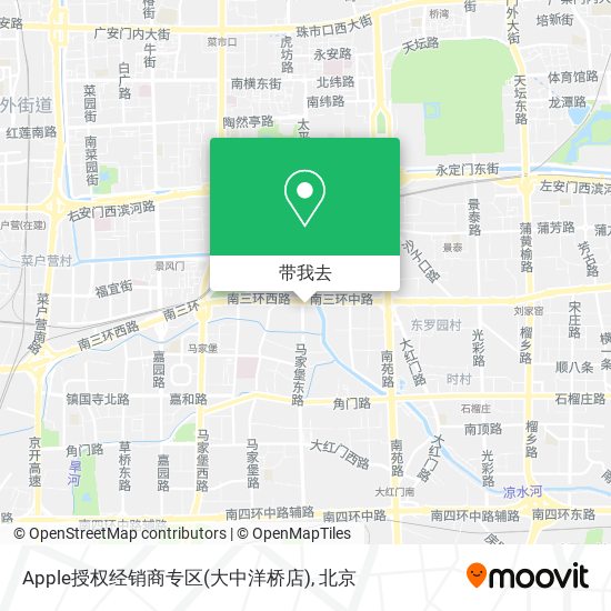 Apple授权经销商专区(大中洋桥店)地图