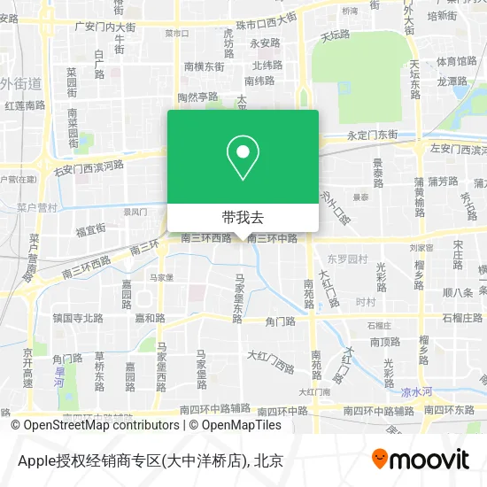 Apple授权经销商专区(大中洋桥店)地图