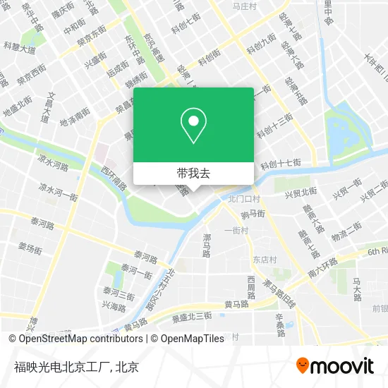 福映光电北京工厂地图