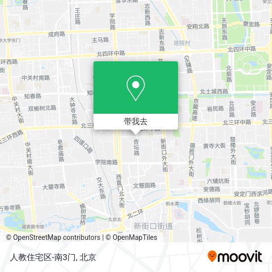 人教住宅区-南3门地图