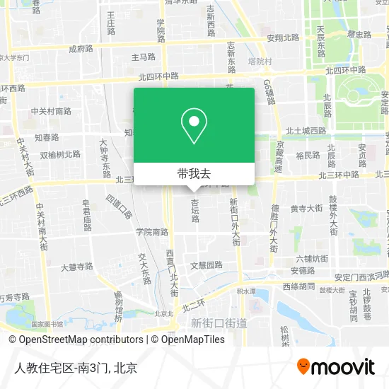 人教住宅区-南3门地图