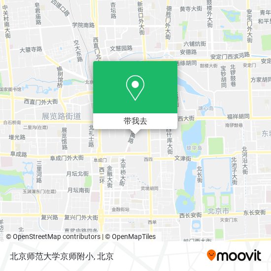 北京师范大学京师附小地图