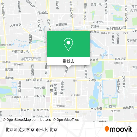 北京师范大学京师附小地图