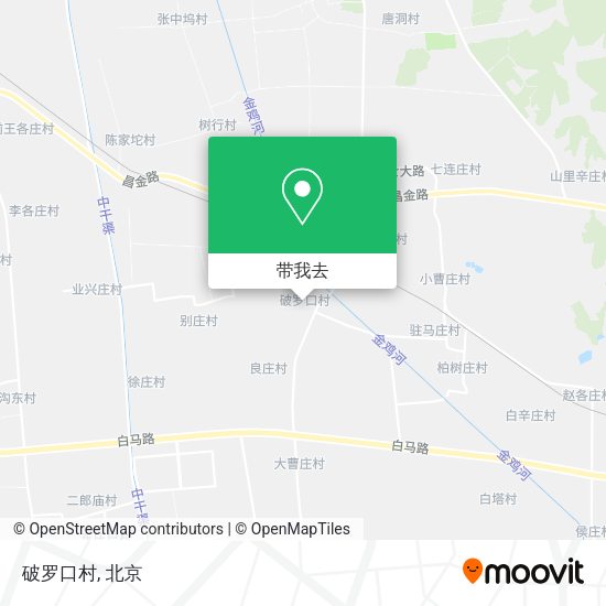 破罗口村地图