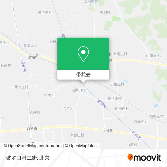 破罗口村二街地图