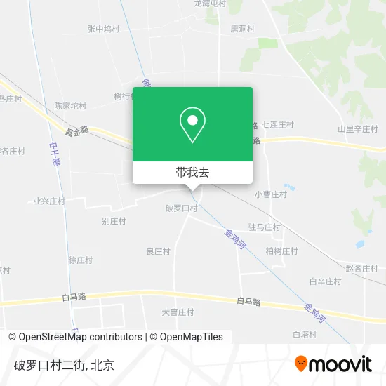 破罗口村二街地图