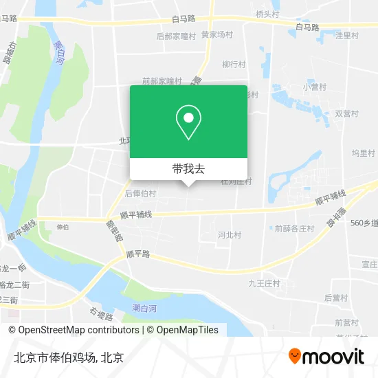 北京市俸伯鸡场地图