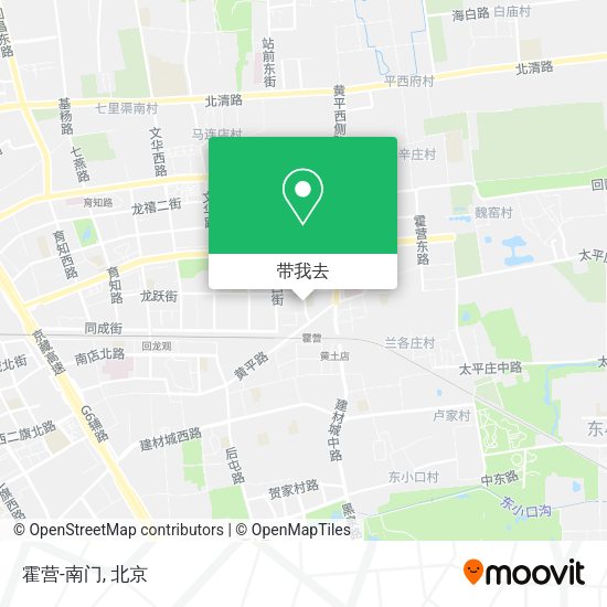 霍营-南门地图